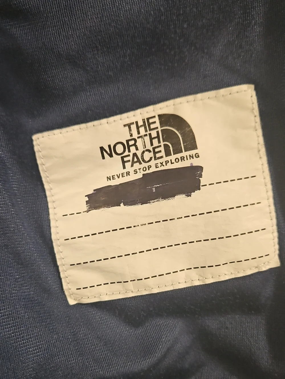The North Face Boys Fleece Mash Up Jacket.  Size Large (12). Navy Blue.